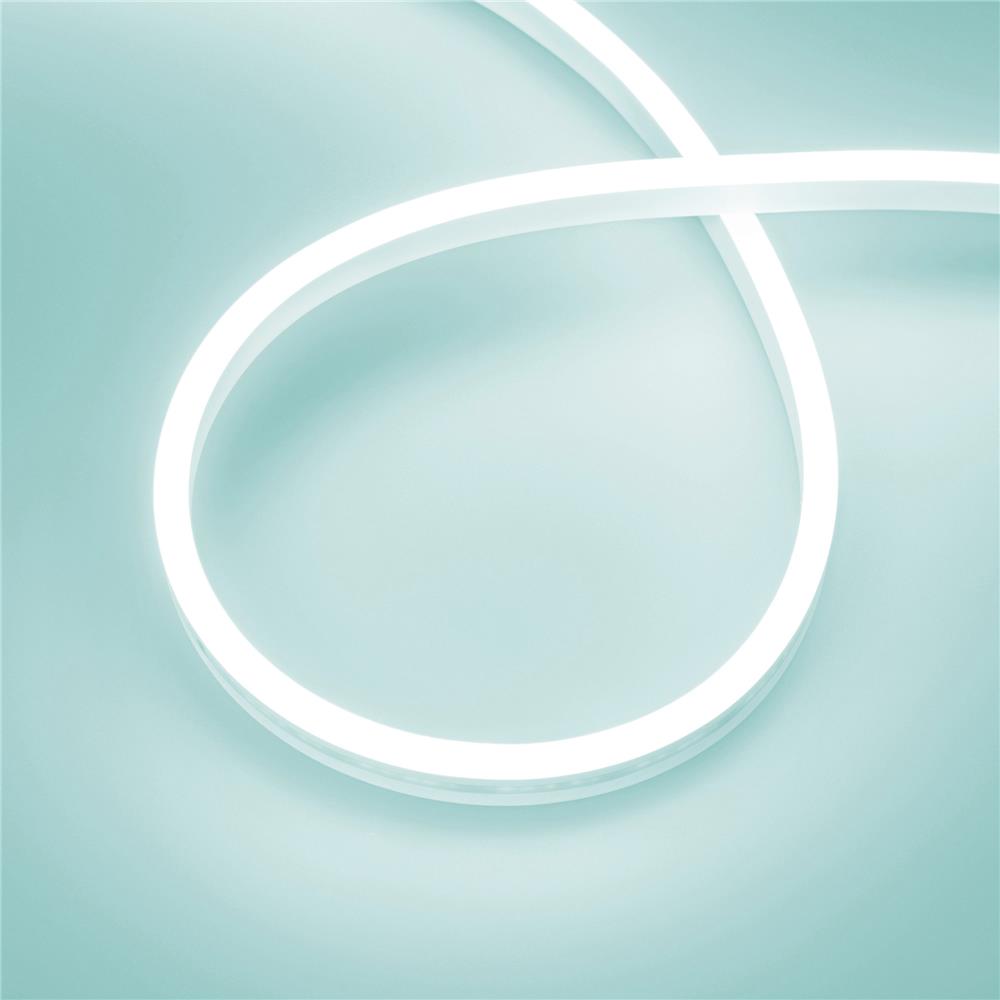 Светодиодная лента герметичная Arlight AURORA-PS-A120-12x6mm 24V Azure (10 W/m, IP65, 2835, 5m)