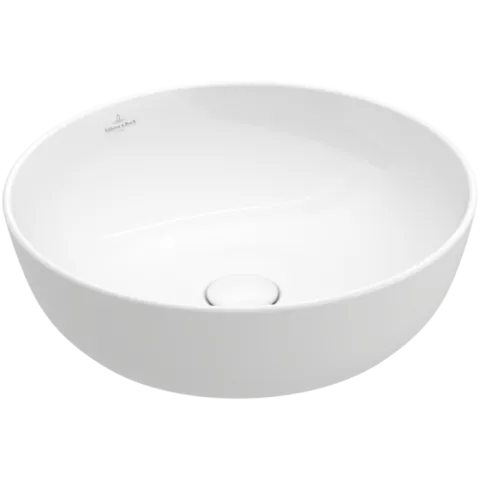 Раковина накладная Villeroy & Boch Artis 43 x 43 см, альпийский белый