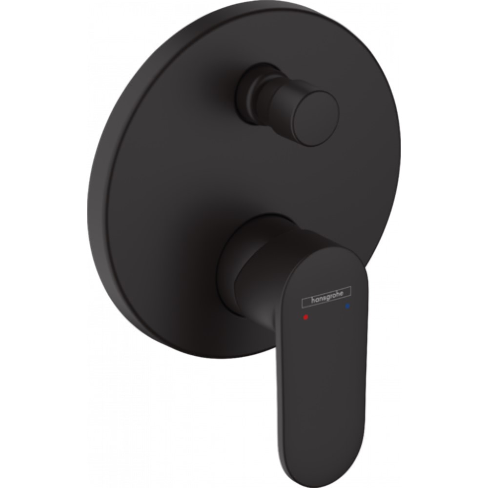 Смеситель для ванны Vernis Blend Hansgrohe, чёрный матовый