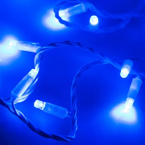 Светодиодная гирлянда Ardecoled ARD-STRING-CLASSIC-10000-WHITE-100LED-FLASH BLUE (230V, 7W)