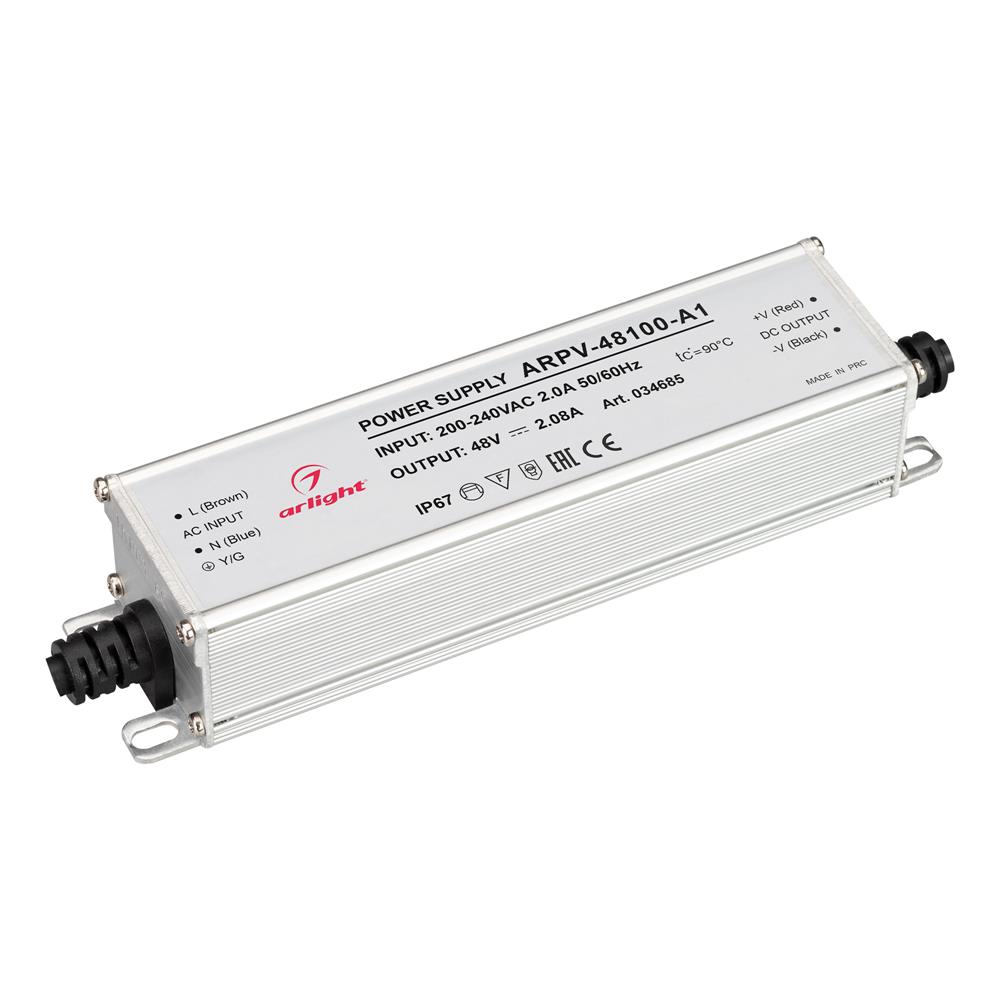Блок питания Arlight ARPV-48100-A1 (48V, 2.08A, 100W)