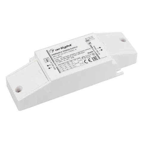 Блок питания Arlight ARJ-SP-30-PFC-TRIAC-INS (30W, 26-42V, 0.5-0.7A)