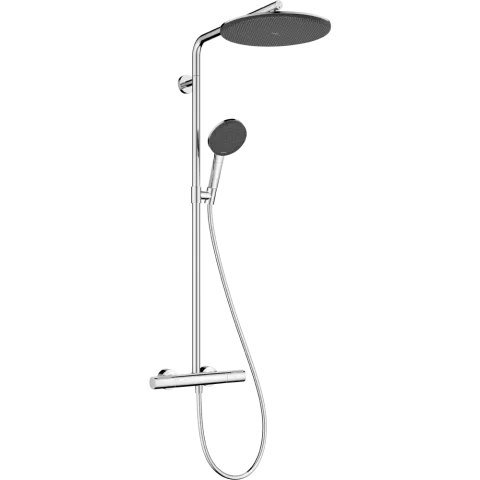 Душевая система Hansgrohe Raindance Alive S Puro Showerpipe 300 1jet с Ecostat Element, хром