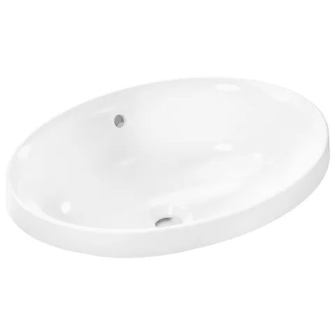Раковина накладная Hansgrohe Xuniva D 550x400x45, белый
