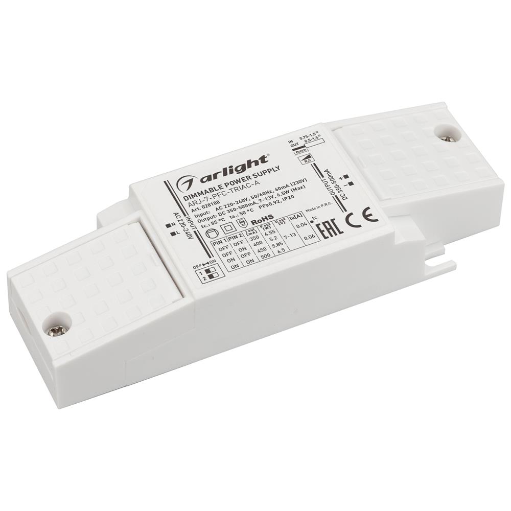 Блок питания Arlight ARJ-7-PFC-TRIAC-A (7W, 350-500mA)