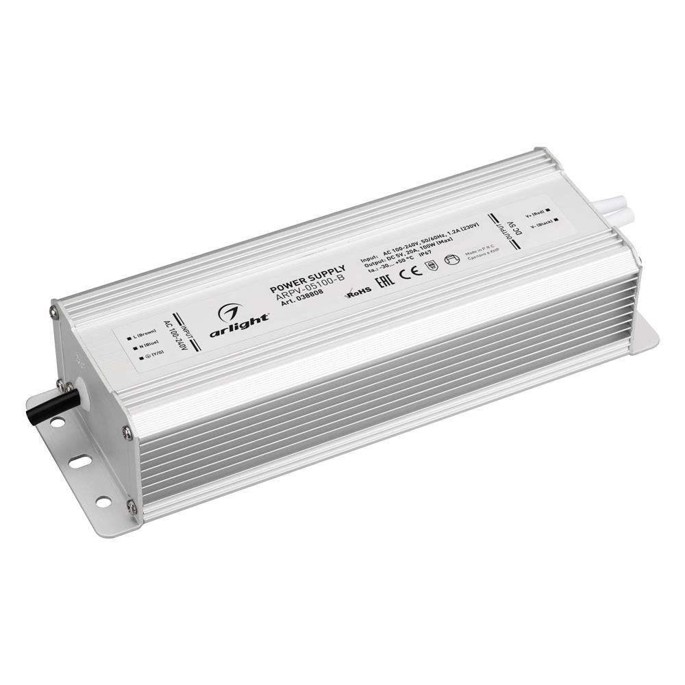 Блок питания Arlight ARPV-05100-B (5V, 20.0A, 100W)