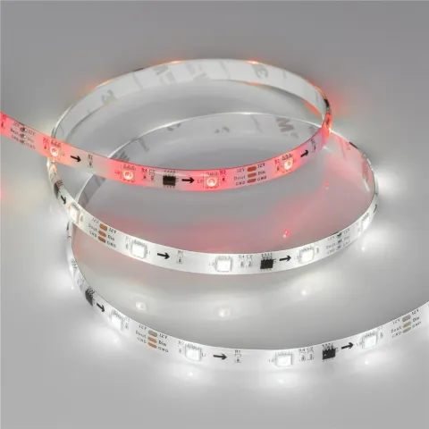 Светодиодная лента герметичная Arlight SPI-SE-B30-10mm 12V RGB-PX3 (7.2W/m, IP65, 5060, 5m)