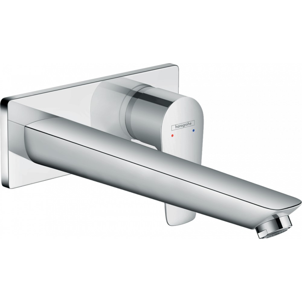 Смеситель для раковины Hansgrohe Talis E настенный с длинным изливом, хром