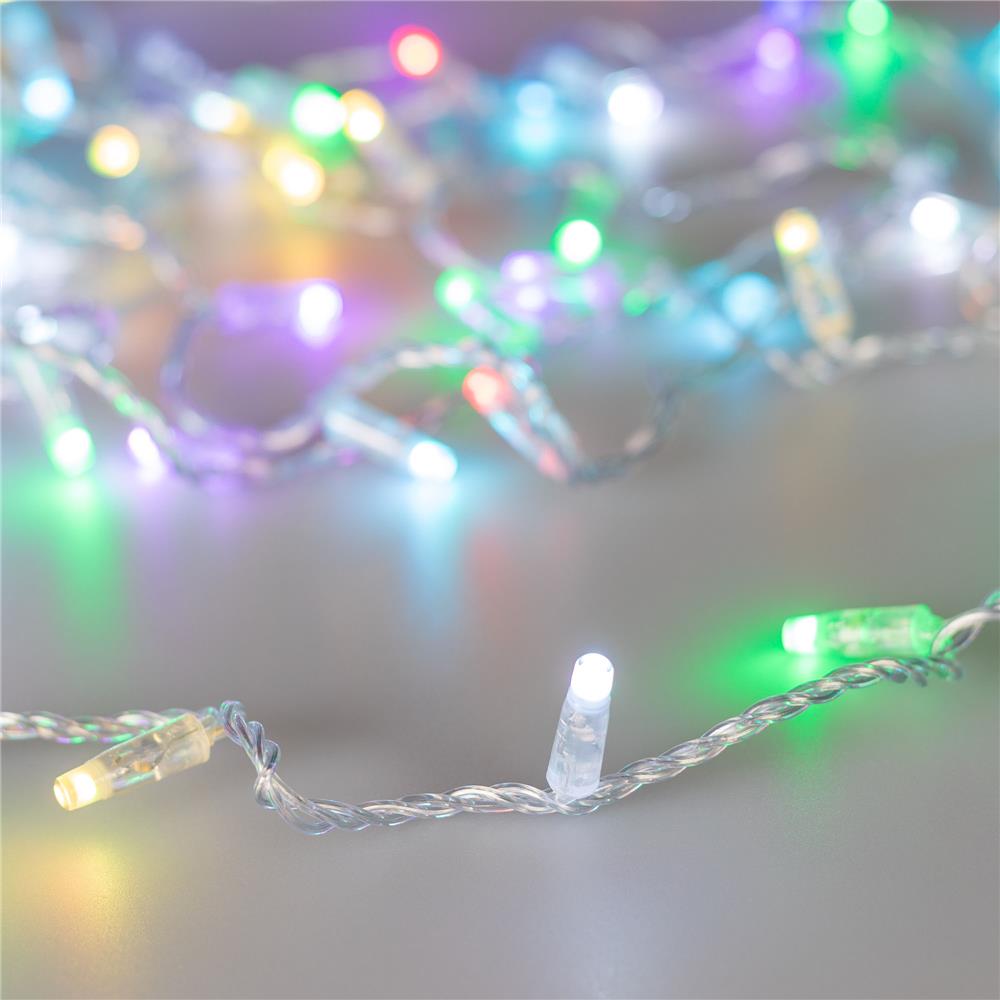 Светодиодная гирлянда Ardecoled ARD-STRING-CLASSIC-10000-CLEAR-100LED-SYNC RGB (230V, 6.5W)
