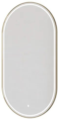 Зеркало с подсветкой 60х110 см ArmadiArt Modern, золото