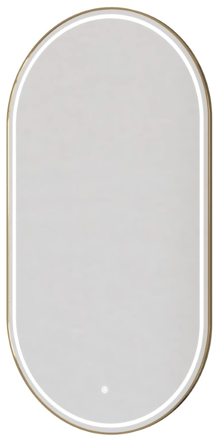 Зеркало с подсветкой 60х110 см ArmadiArt Modern, золото