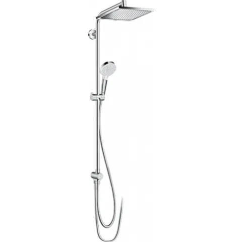 Душевая система Hansgrohe Crometta E 240 1jet Showerpipe Reno EcoSmart, хром