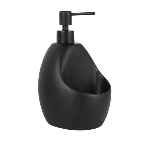 Дозатор с емкостью для губки WasserKRAFT K-8099B, чёрный