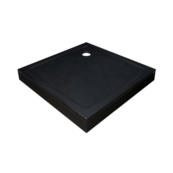 Панель RAVAK Perseus PRO-90 SET с креплением, чёрный матовый