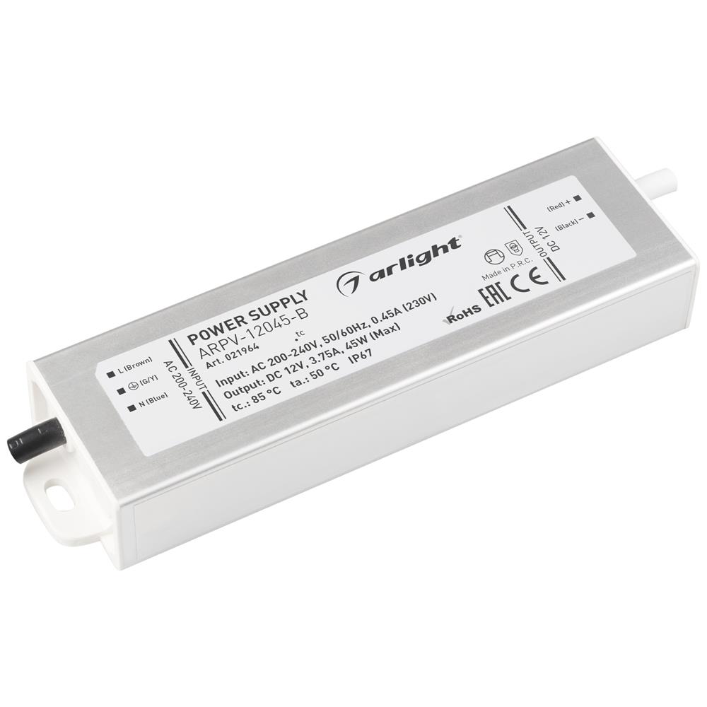 Блок питания Arlight ARPV-12045-B (12V, 3.8A, 45W)