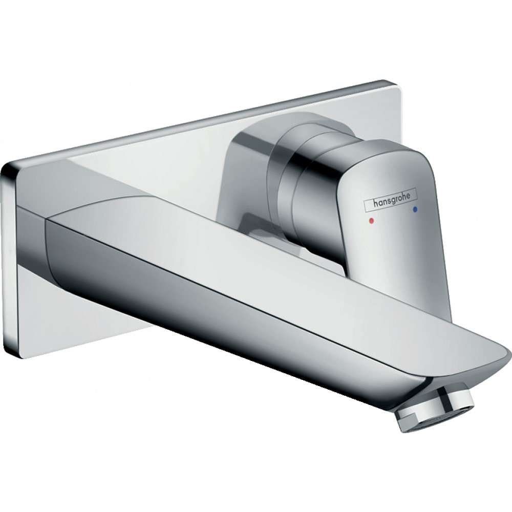 Смеситель для раковины Hansgrohe Logis, настенный, хром
