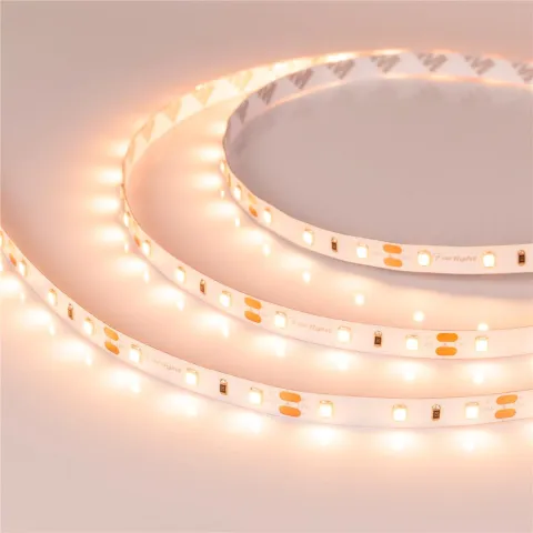 Светодиодная лента Arlight RT-A60-8mm 12V Warm2400 (7.2 W/m, IP20, 2835, 5m)