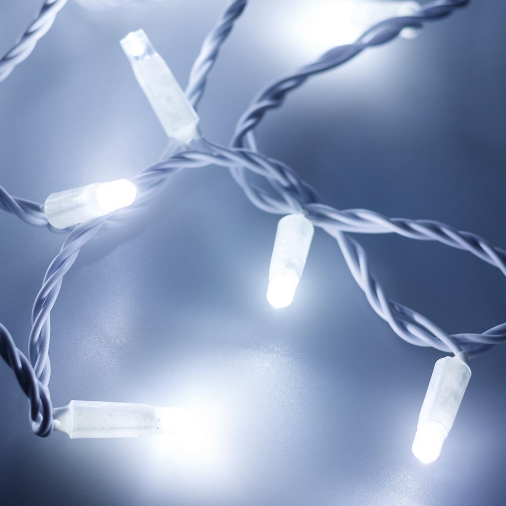 Светодиодная гирлянда Ardecoled ARD-STRING-PRO-10000-WHITE-100LED-FLASH WHITE (230V, 7W)