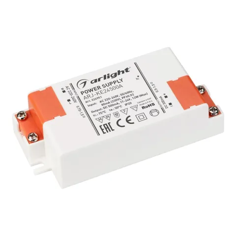 Блок питания Arlight ARJ-KE24500A (12W, 500mA, PFC)