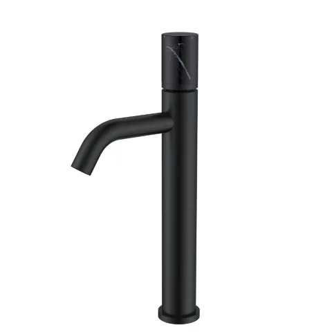Смеситель для раковины Boheme Stick, чёрный матовый