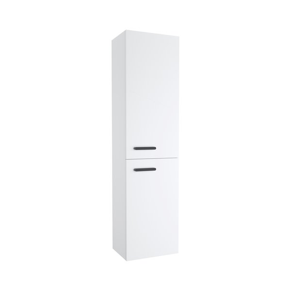 Шкаф боковой RAVAK SD 390 Chrome II L / ручка 152 мм, чёрный