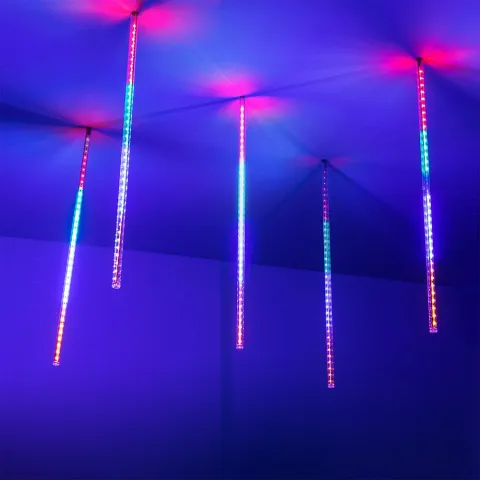 Светодиодная гирлянда Ardecoled ARD-ICEFALL-CLASSIC-D12-500-5PCS-CLEAR-72LED-LIVE RGB (230V, 6W)
