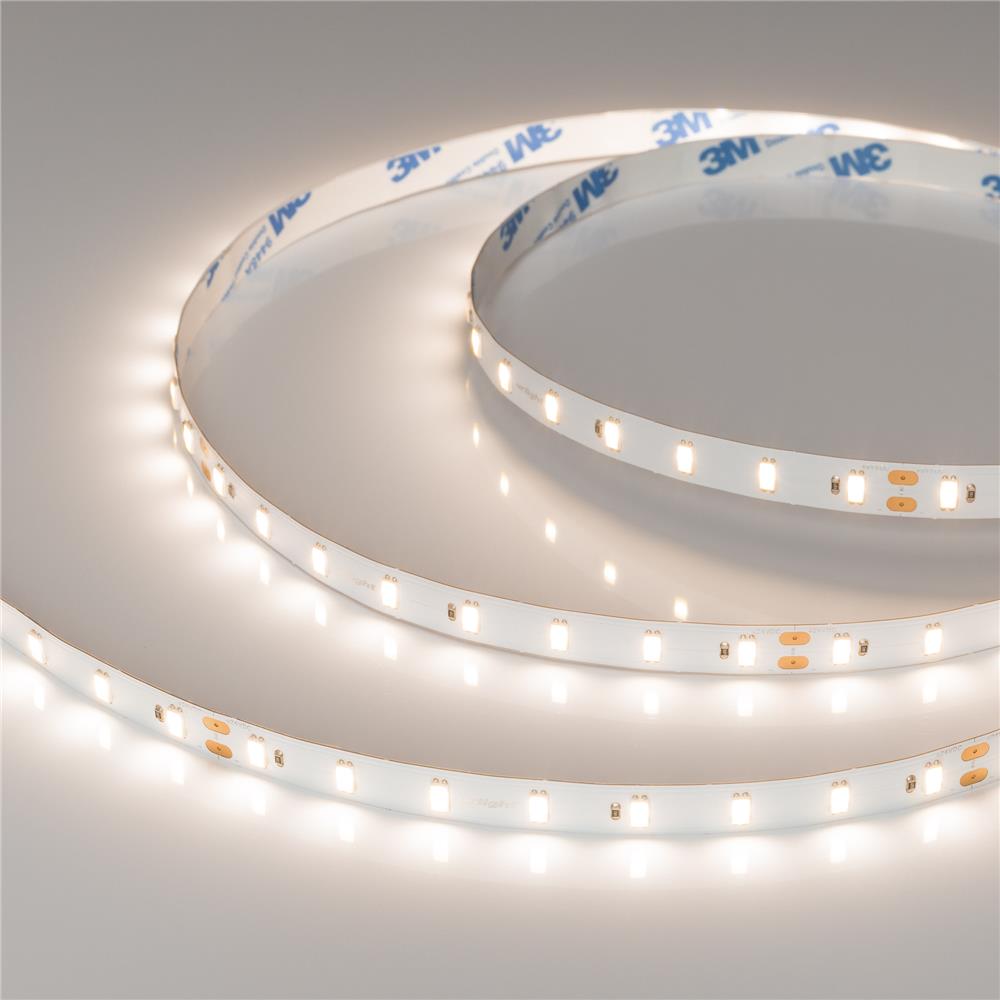 Светодиодная лента Arlight ULTRA-C64-10mm 24V Warm3000 (14.4 W/m, IP20, 5630, 5m)