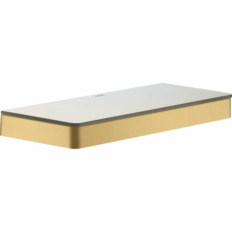 Полочка AXOR universal accessories 300х110 мм, настенный монтаж, шлифованное золото
