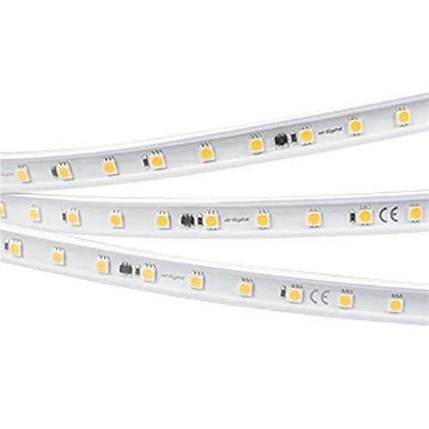 Светодиодная лента герметичная Arlight ARL-PV-B54-15.5mm 230V Warm3000 (8 W/m, IP65, 5060, 10m)