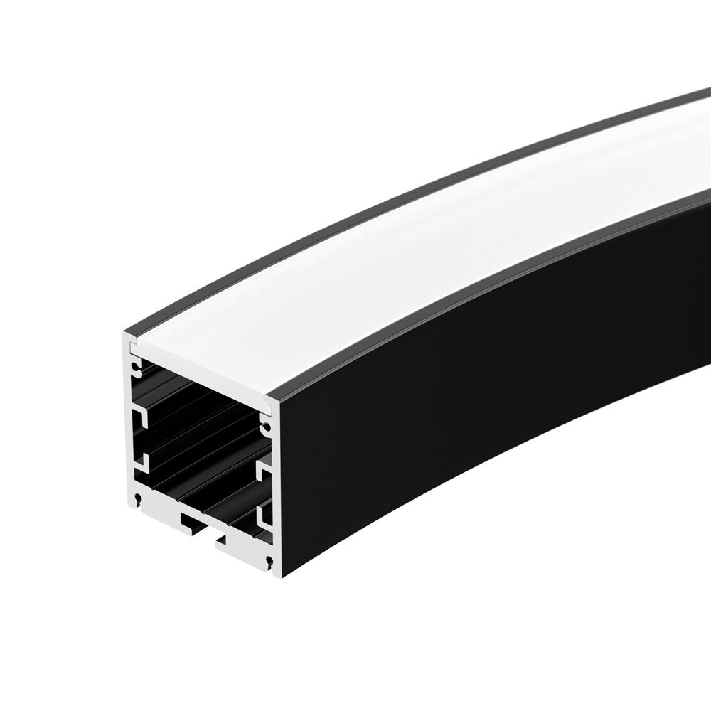 Профиль Arlight SL-ARC-3535-D800-A45 BLACK (320мм, дуга 1 из 8)