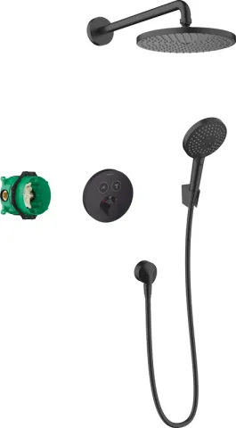 Душевая система Hansgrohe Raindance S 240 1jet, чёрный матовый