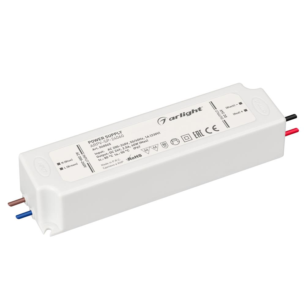 Блок питания Arlight ARPV-SP-24060 (24V, 2.5A, 60W)