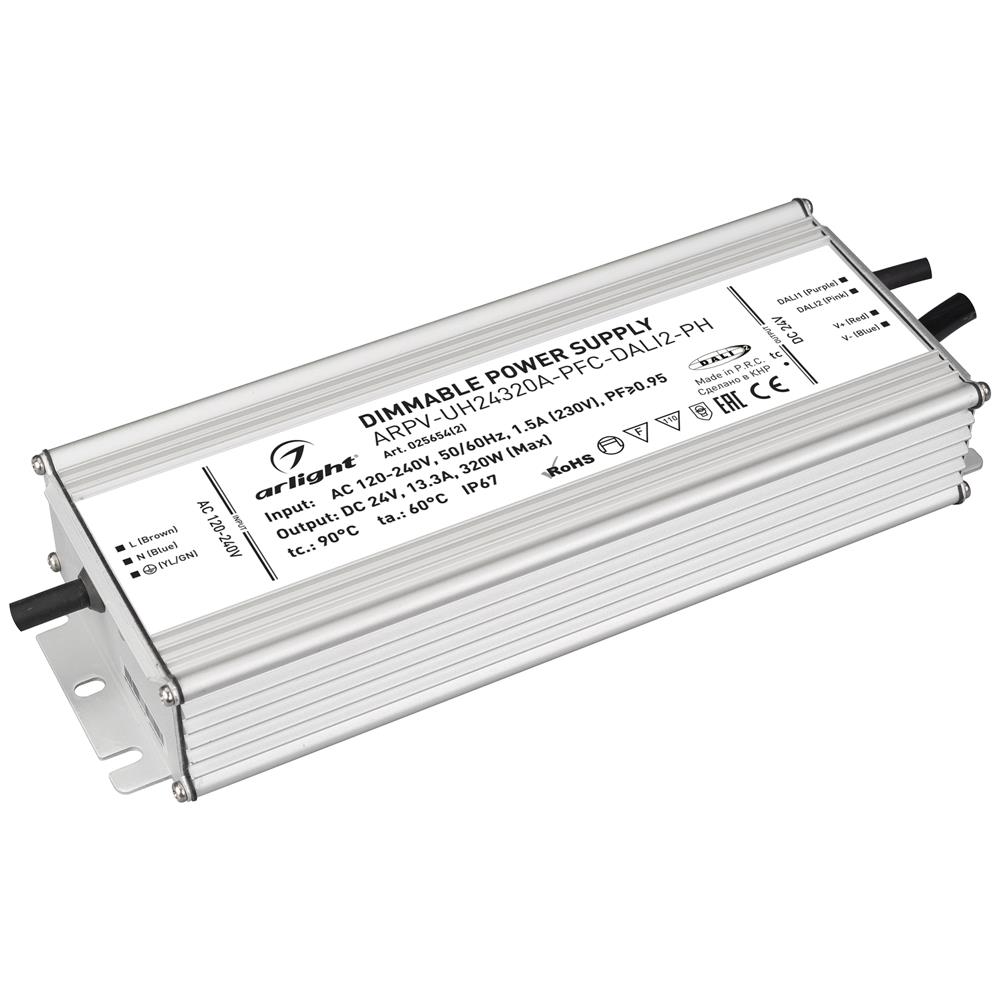 Блок питания Arlight ARPV-UH24320A-PFC-DALI2-PH (24V, 13.3A, 320W)