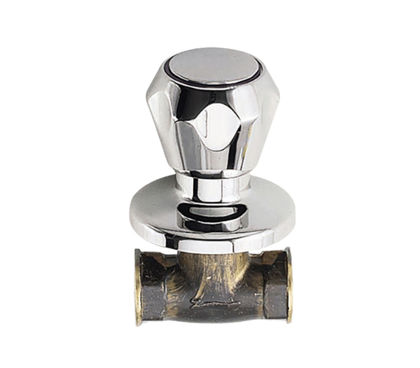 Кран проходной скрытого монтажа Remer 31EX, хром