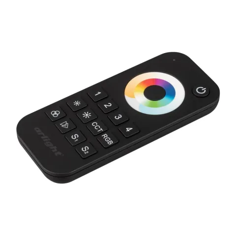 Пульт Arlight SMART-R22-MULTI Black (4 зоны, 2.4G)