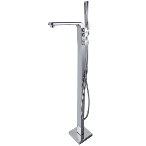 Напольный смеситель для ванны MAXONOR PL3097, хром