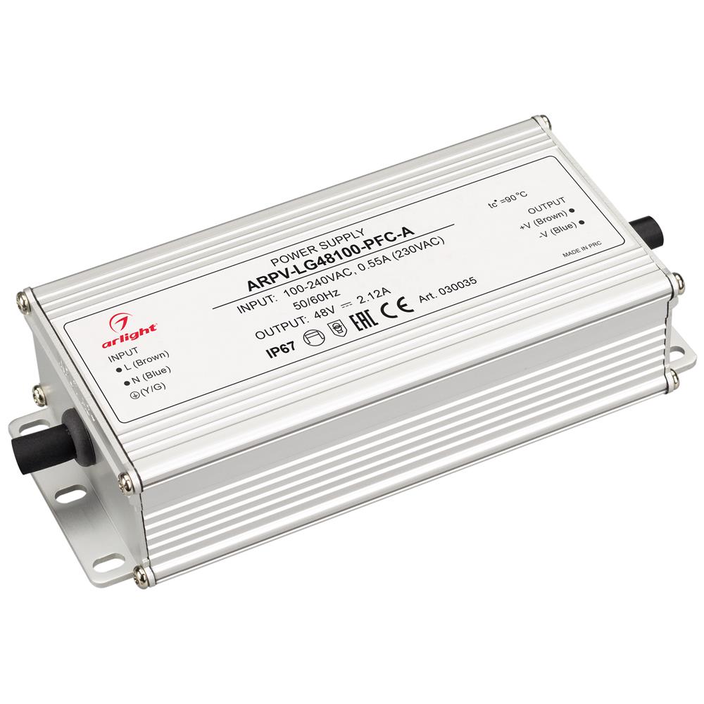 Блок питания Arlight ARPV-LG48100-PFC-A (48V, 2.12A, 100W)