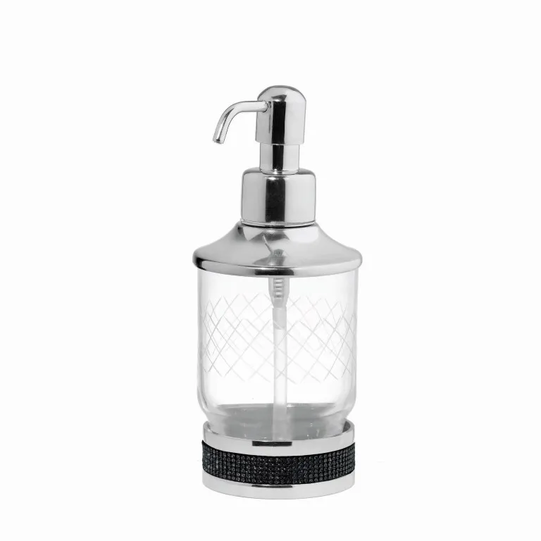 Настольный диспенсер Boheme ROYALE CRISTAL, чёрный матовый