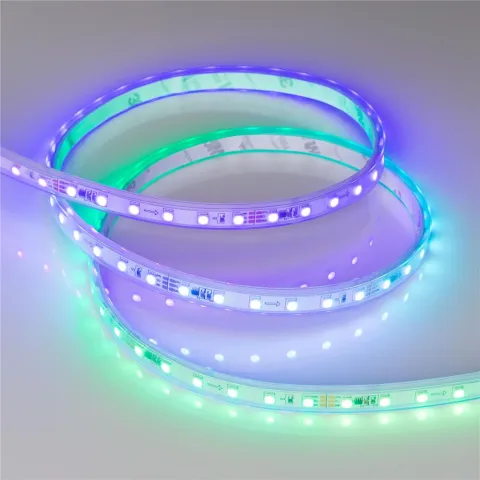 Светодиодная лента герметичная Arlight SPI-P-F72-11mm 24V RGB-PX6 (14.4 W/m, IP66, 3535, 5m)