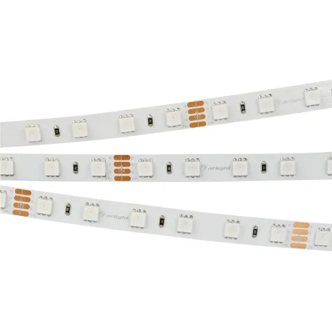 Светодиодная лента Arlight RT-B60-10mm 24V RGB (14.4 W/m, IP20, 5060, 5m)