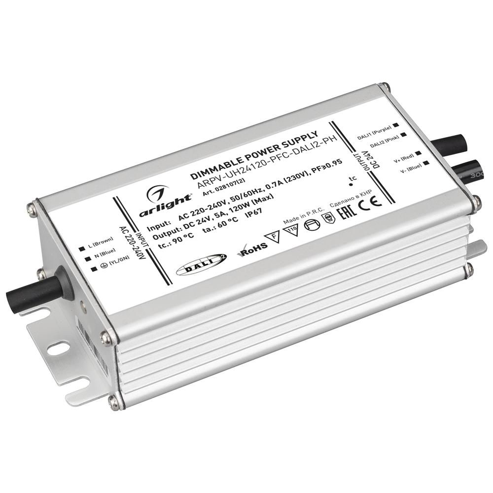 Блок питания Arlight ARPV-UH24120-PFC-DALI2-PH (24V, 5.0A, 120W)