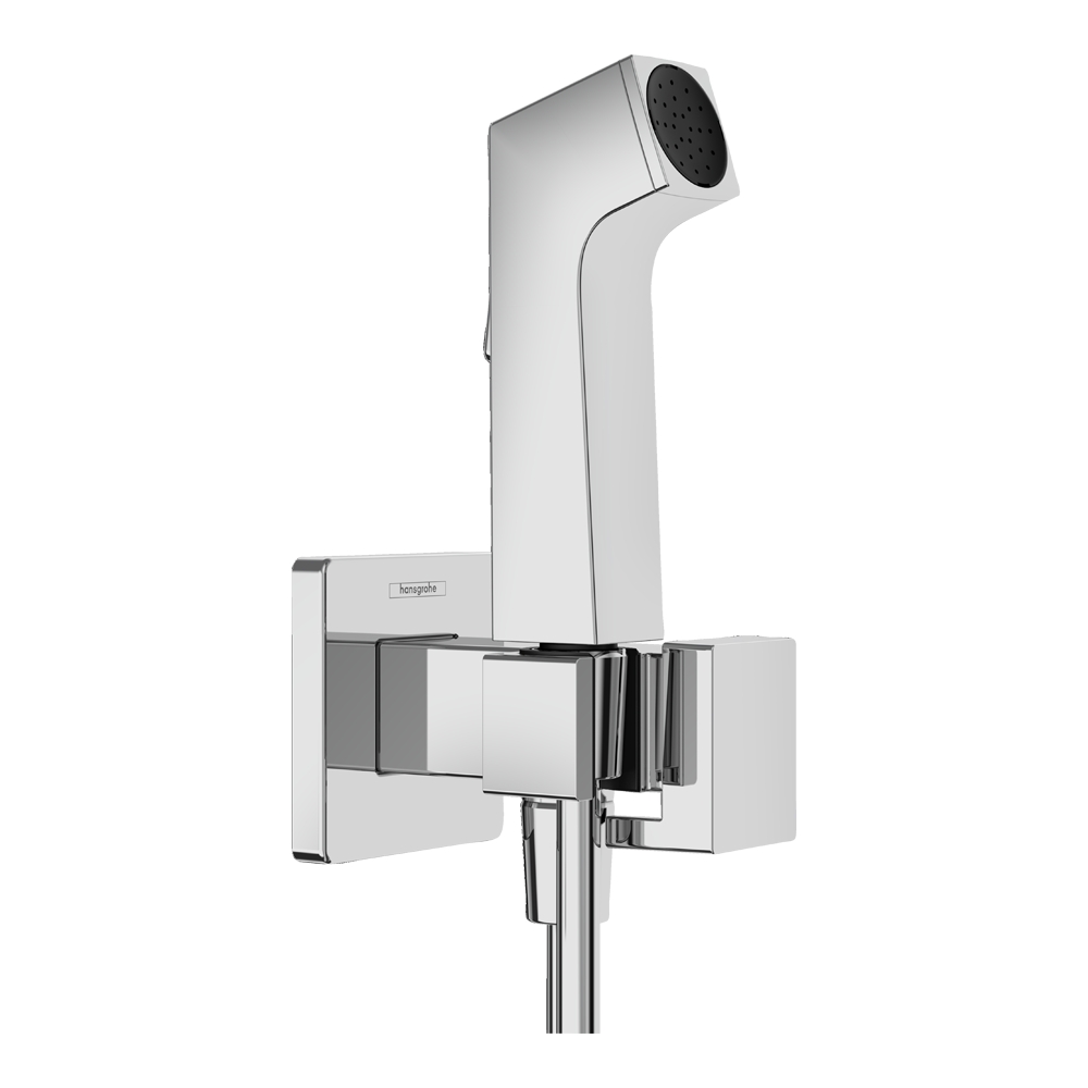 Гигиенический душ Hansgrohe E 1 jet EcoSmart+ со смесителем, хром