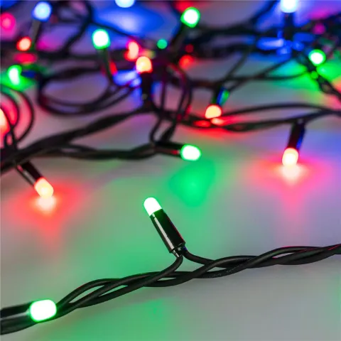 Светодиодная гирлянда Ardecoled ARD-STRING-PRO-10000-BLACK-100LED-MILK-LIVE RGB-DMX (24V, 10W)