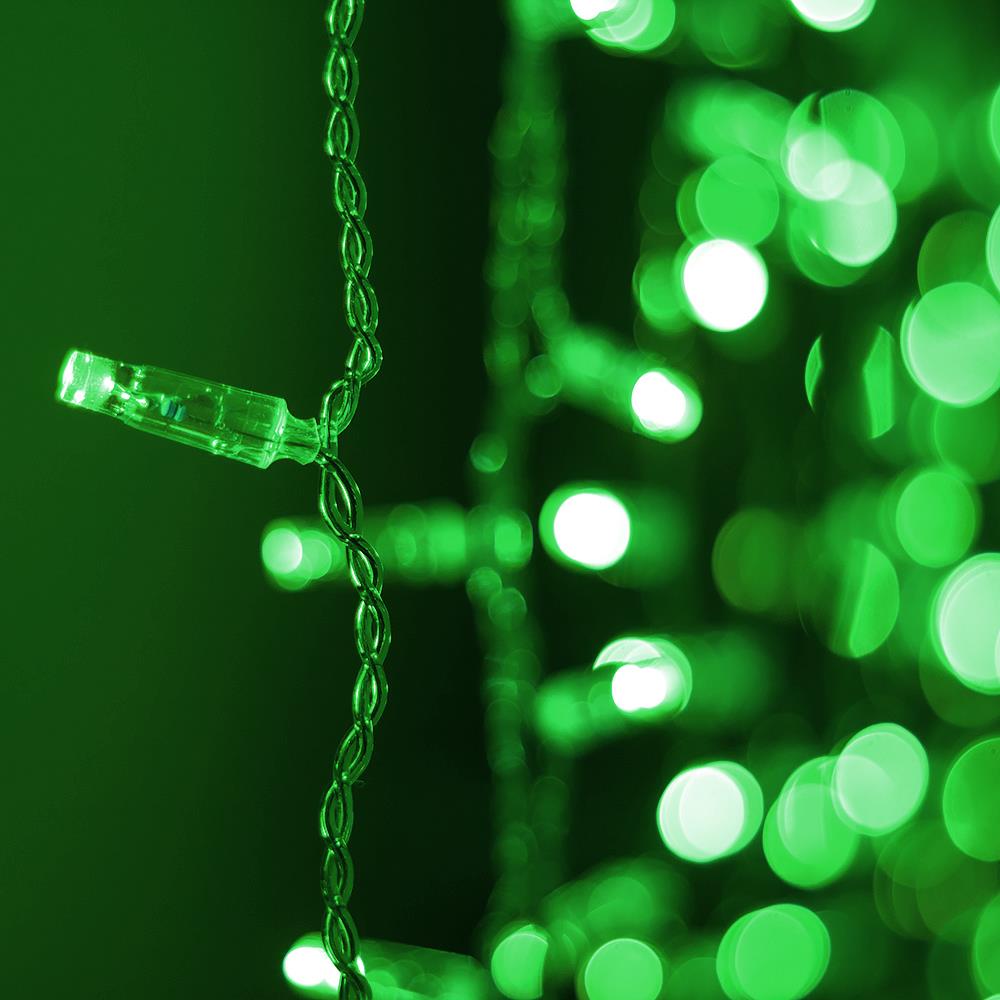 Светодиодная гирлянда Ardecoled ARD-CURTAIN-CLASSIC-2000x3000-CLEAR-760LED Green (230V, 60W)