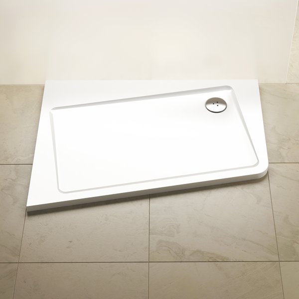 Душевой поддон RAVAK Asymetric Pro 10° 120x90 белый левый