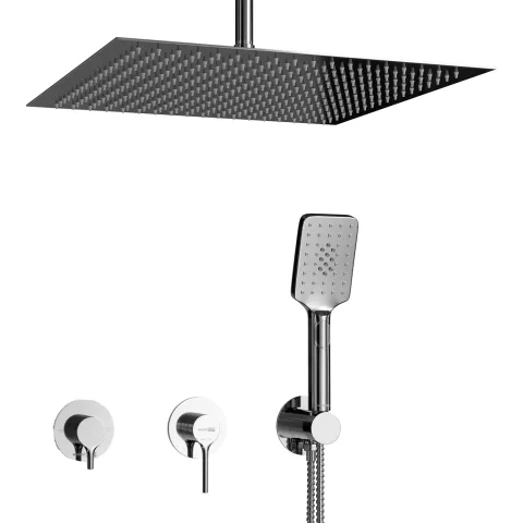 Встраиваемый комплект для душа с верхней насадкой и лей WasserKRAFT Rhein 9951.99DVR2.068.119.444.010.126