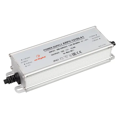 Блок питания Arlight ARPV-12150-A1 (12V, 12.5A, 150W)
