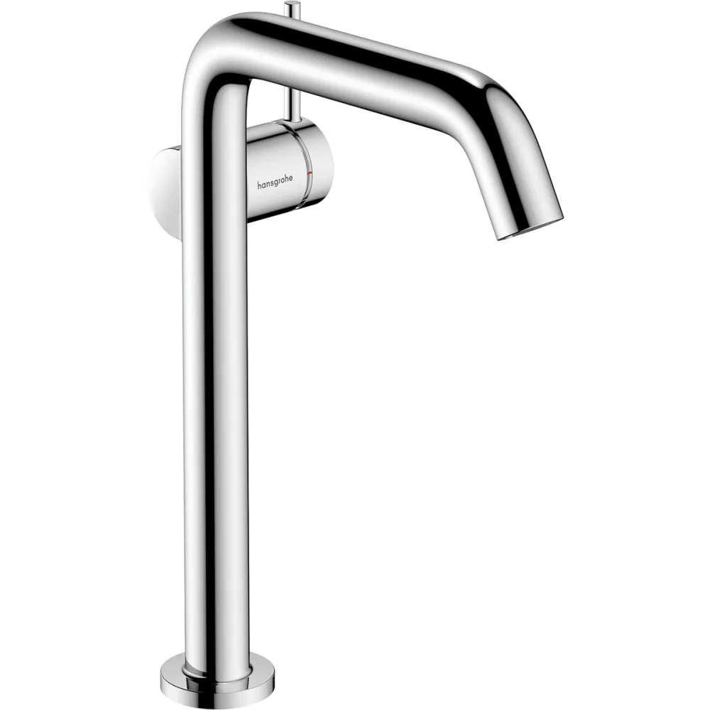 Смеситель для раковины Hansgrohe Tecturis S 240 Fine, CoolStart, EcoSmart+, со сливным гарнитуром Push-Open, хром