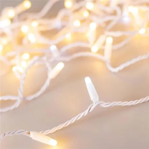 Светодиодная гирлянда Ardecoled ARD-STRING-CLASSIC-10000-WHITE-100LED-MILK-FLASH Warm (230V, 7W)