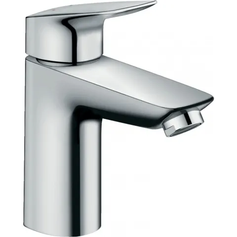 Смеситель Hansgrohe Logis для раковины со средним изливом и сливным гарнитуром, хром